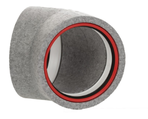 Hőszigetelt cső 45° Hőszigetelt cső 45°